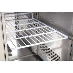 Refrigerated positive base GN 1/1 Series U 2 doors 214L - Polar - Fourniresto