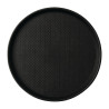 Non-slip Black Round Tray Ø 310mm - Roltex - Fourniresto