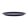 Non-slip Black Round Tray Ø 310mm - Roltex - Fourniresto