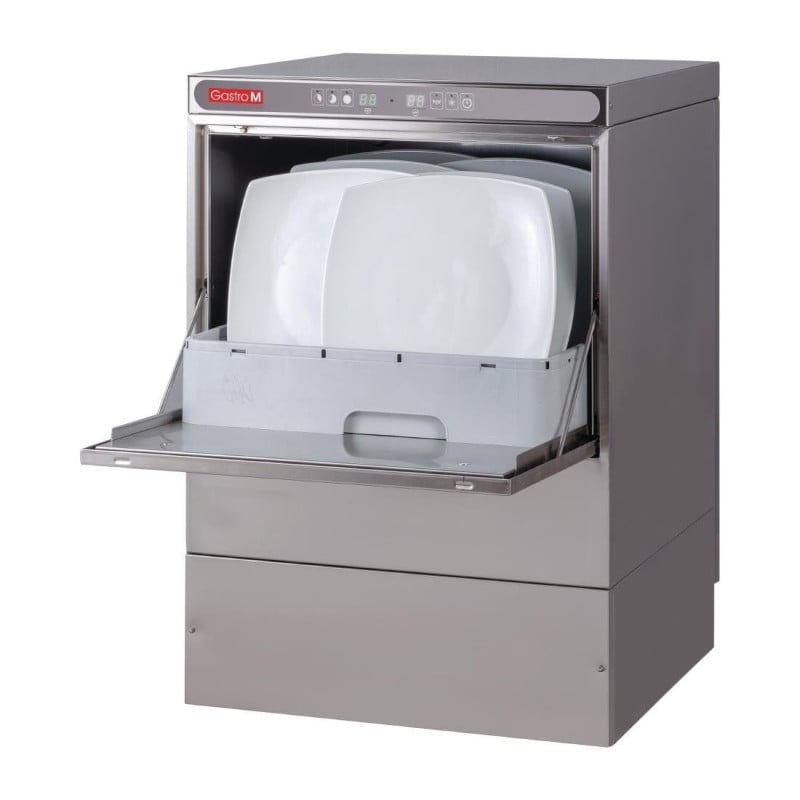 Dishwasher Maestro 50x50 230V with Drain Pump Detergent Dispenser and Break Tank - Gastro M - Fourniresto