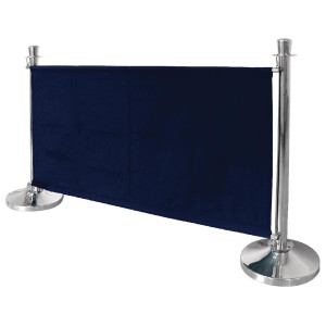 Dunkelblaue Stoffbarriere - Bolero - Fourniresto