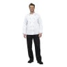 Kochjacke Unisex Chicago Langarm Weiß Größe L - Whites Chefs Clothing - Fourniresto