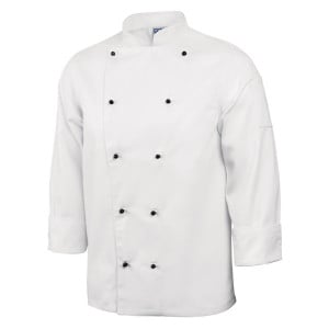 Kochjacke Unisex Chicago Langarm Weiß Größe L - Whites Chefs Clothing - Fourniresto