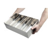 Stainless Steel Cutlery Tray - 4 Compartments - Olympia - Fourniresto