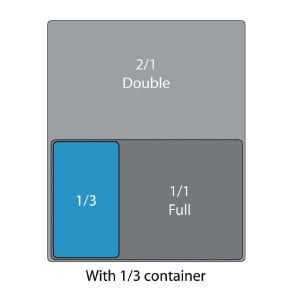 Couvercle Hermétique en Polypropylène - GN 1/3 - Cambro - Fourniresto