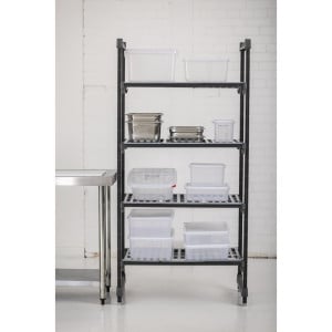 Unité De 4 Étagères À Clairevoie - L 915 x P 610mm - Cambro