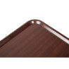 Smooth Laminate Capri Mahogany Tray 430mm - Cambro - Fourniresto