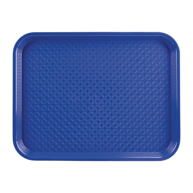 Blue Plastic Fast Food Tray - Olympia KRISTALLON - Fourniresto