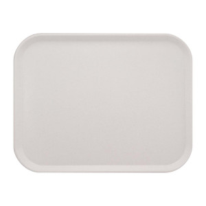 Plateau de service en polyester America 460x360mm Gris moucheté - Roltex - Fourniresto