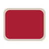 Plateau de Service en Polyester Standard 470x360mm Rouge - Roltex - Fourniresto