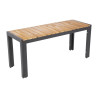 Bancs en Acier et Acacia 100 cm - Lot de 2 - Bolero - Fourniresto