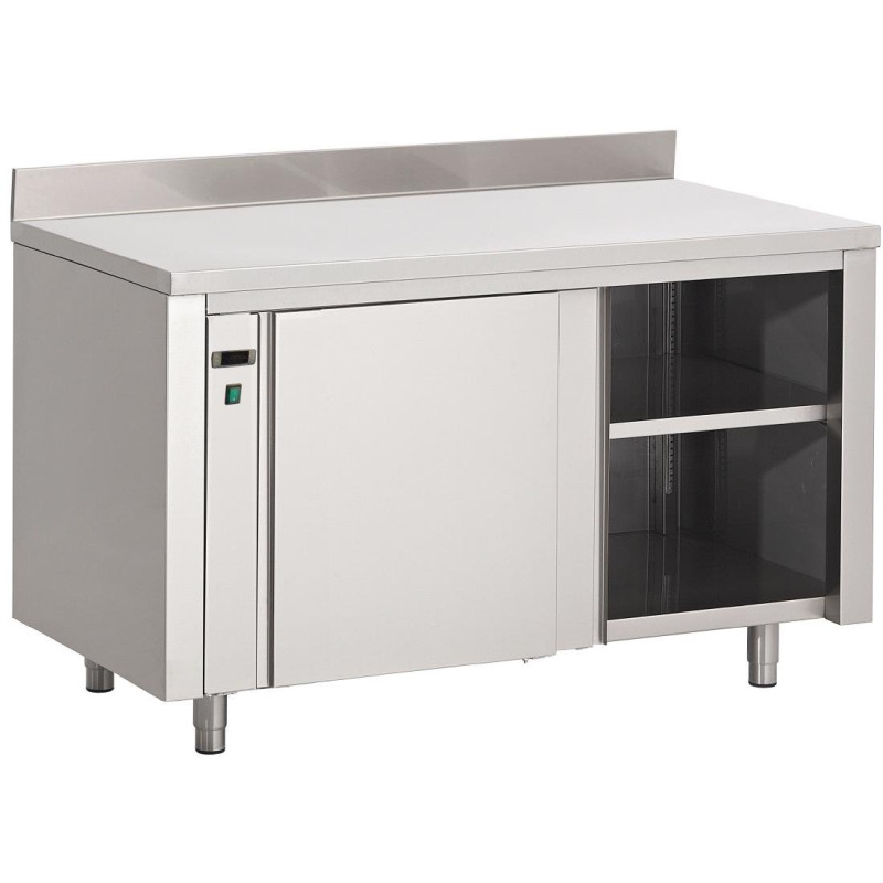 Armoire Chauffante en Inox avec Dosseret - L 1800 x P 700mm - Gastro M