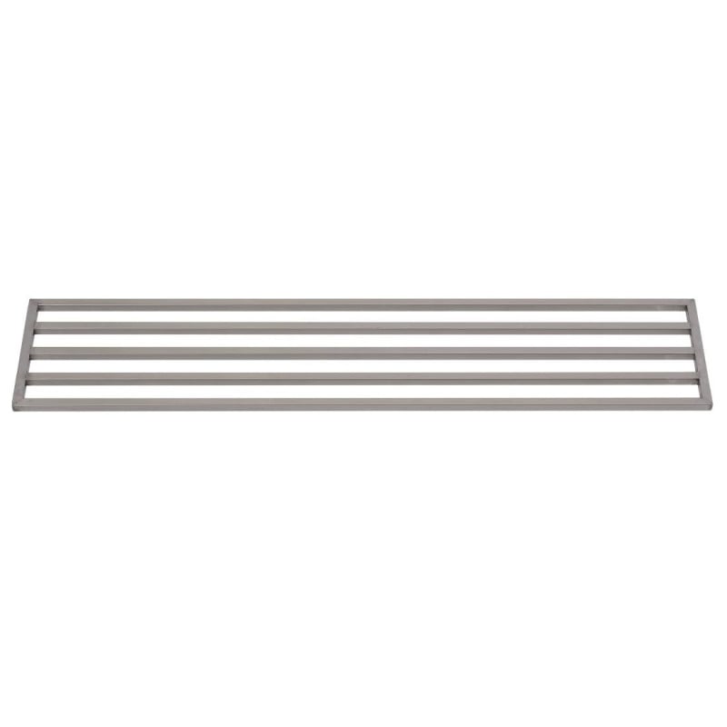 Perforated Stainless Steel Wall Shelf - L 1600mm x 400mm - Gastro M