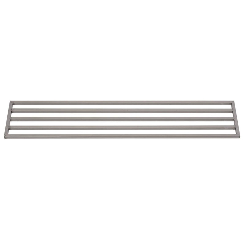 Wandregal aus Edelstahl mit Aussparungen - L 1800 x 400mm - Gastro M Wandregal aus Edelstahl mit Aussparungen - L 1800 x 400mm - Gastro M