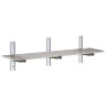 Ajourée Wall Shelf in Stainless Steel - L 1800 x 400mm - Gastro M
