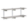 Ajourée Wall Shelf in Stainless Steel - L 1800 x 400mm - Gastro M