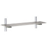 Ajourée Wall Shelf in Stainless Steel - L 1800 x 400mm - Gastro M