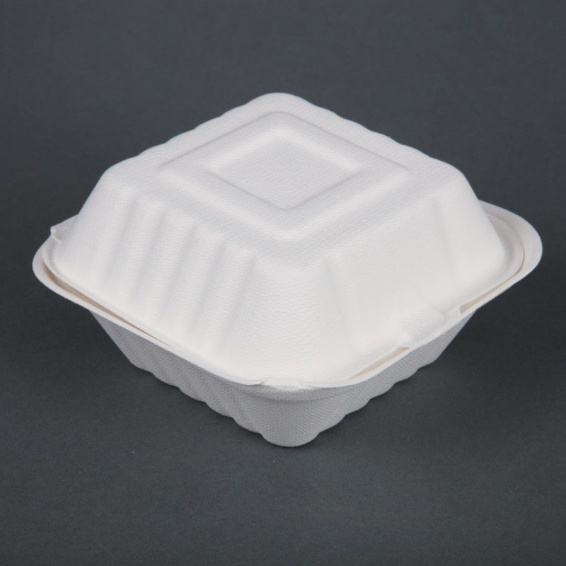 Boîtes À Hamburger Compostables - L 149 mm - Lot de 500 - Fiesta Green