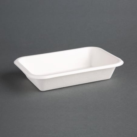 Barquettes en Bagasse Compostables 180mm - Lot de 50 - Fiesta Green