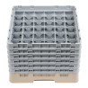 Glass Rack 36 Compartments Camrack Beige 500 x 500 mm - Cambro