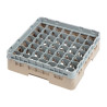 Casier À Verres 49 Compartiments Camrack Beige- L 500 x P 500mm - Cambro