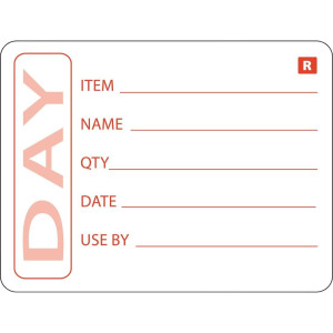 Labels for Prepared Products - Pack of 500 - Vogue