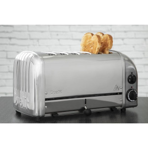 Toaster 6 Scheiben aus Edelstahl - Dualit