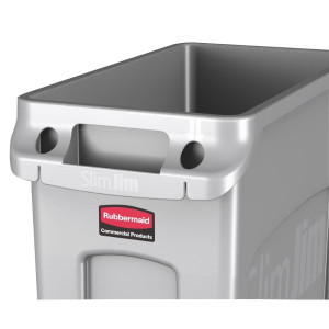 Conteneur Gris Slim Jim - 87L - Rubbermaid