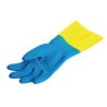 Gants Étanches Protection Chimique Légère Bleus et Jaunes Mapa 405 - Taille M - Mapa