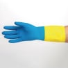 Waterproof Light Chemical Protection Gloves Blue and Yellow Mapa 405 - Size M - Mapa