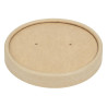 Lids for Microwaveable Recyclable Kraft Soup Bowls 225ml and 350ml - Pack of 500 - Colpac