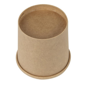 Recycelbare mikrowellengeeignete Kraft-Suppenschalen 350ml - Packung mit 500 - Colpac