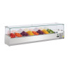 Refrigerated Ingredient Display Case - 8 X GN 1/4 - Polar - Fourniresto