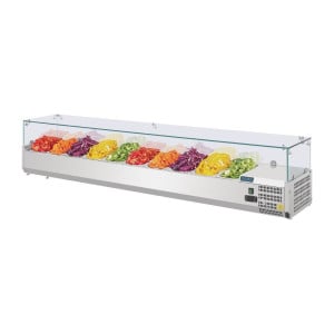 Refrigerated Ingredient Display Case G Series - 10 X GN 1/4 - Polar - Fourniresto