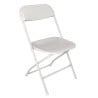 Folding White Chairs - Bolero - Fourniresto