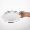 Aluminium-Pizzablech mit breitem Rand - Ø200mm - Vogue - Fourniresto