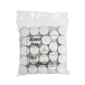 Tealights 4 Hours - Pack of 100 - Olympia - Fourniresto