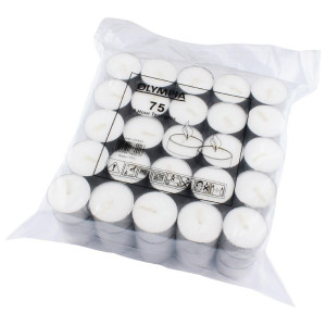 Teelichter 8 Stunden Ø 40 mm - Packung mit 75 - Olympia