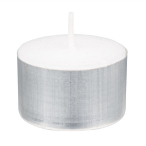 8 Hour Tealight Candles Ø 40 mm - Pack of 75 - Olympia