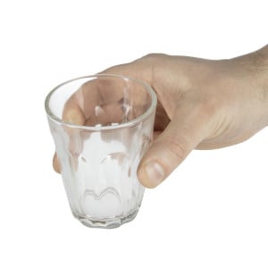 Glasbecher aus gehärtetem Glas 200 ml - Set mit 12 Stück - Olympia