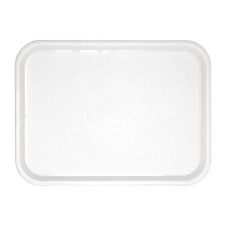 Plateau Fast Food En Plastique  Blanc 345 X 265Mm - Olympia KRISTALLON - Fourniresto