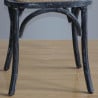 Wooden Chairs with Crossed Backrest - Black - Bolero - Fourniresto