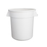 White Round Container 38L - Vogue - Fourniresto