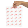 Red Burger Wrappers - Pack of 1000 - FourniResto