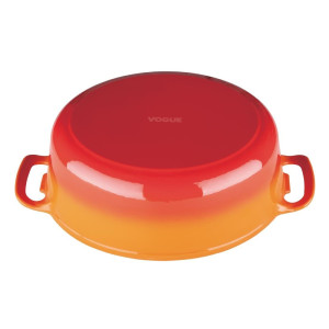 Oval Orange Casserole Dish - 5L - Vogue