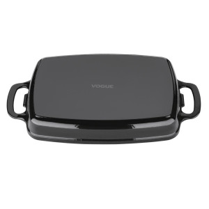 Rectangular Black Cast Iron Dish - 1.8 L - Vogue