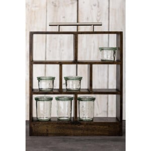 Wooden Hevea Tea Shelf - APS