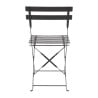 Steel Terrace Chairs - Black - Set of 2 - Bolero - Fourniresto