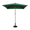 Parasol Carré Vert - L 2500mm - Bolero