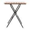 Square bistro table in wood effect - 600mm - Bolero - Fourniresto